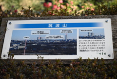 百草園から見た筑波山
