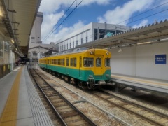 電鉄富山駅にて①