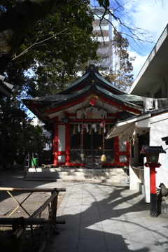 子安神社にて