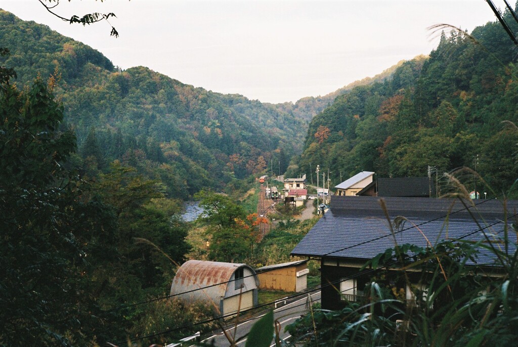 大白川駅にて③