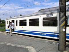 雀田駅にて