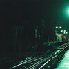 夜の只見駅