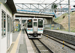 みどり湖駅にて