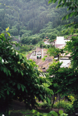 会津川口駅を望む