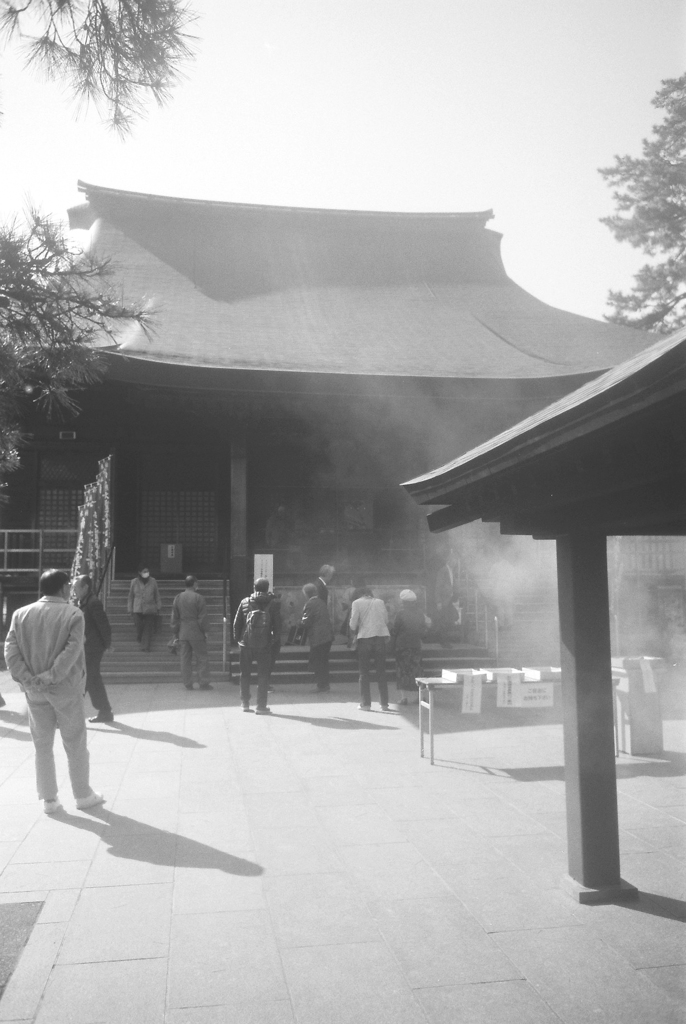 高幡不動にて