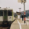 只見駅にて