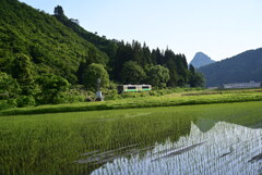 蒲生岳と只見線