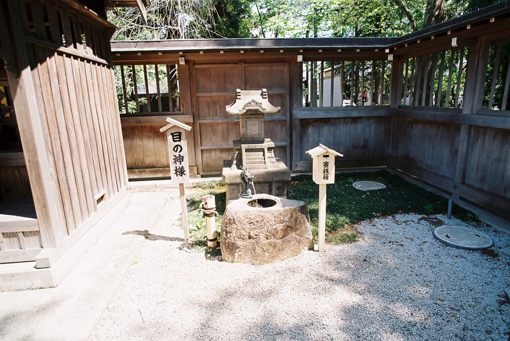 諏訪神社にて