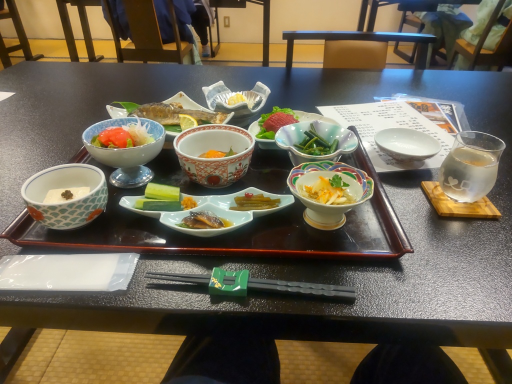 定宿の夕食①