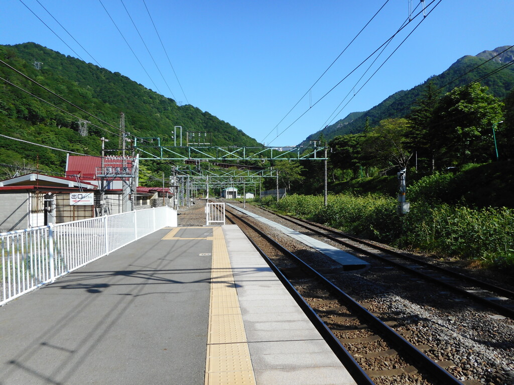 土合駅上りホーム