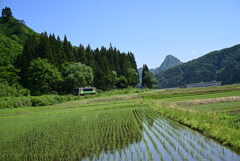 蒲生岳と只見線