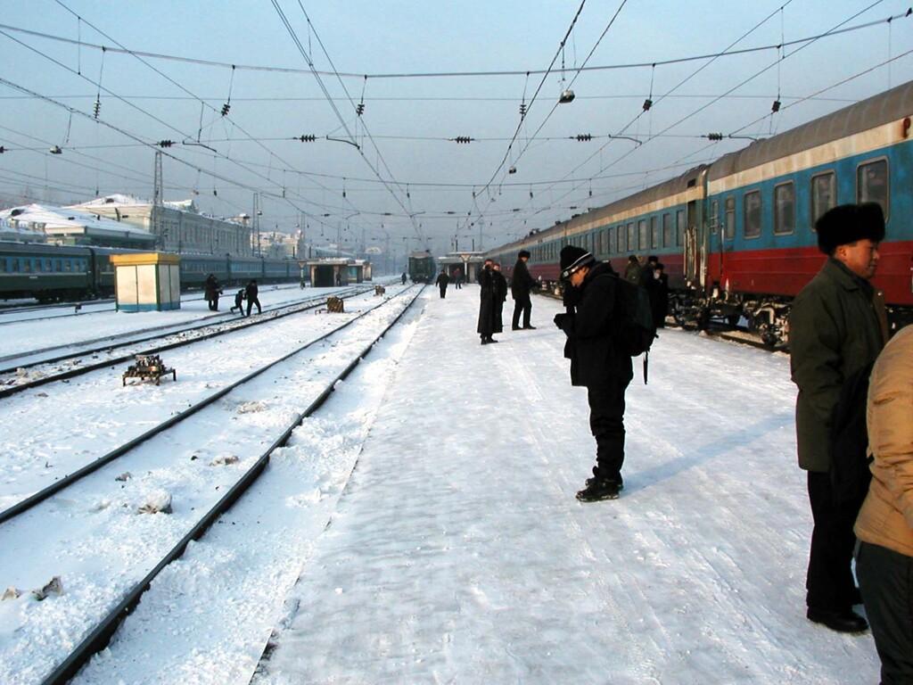 イルクーツク駅にて