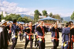 甲州市かつぬまぶどうまつりにて