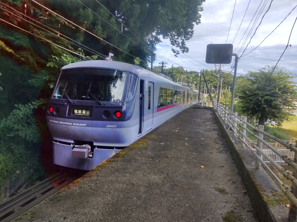 大川寺駅にて