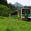 会津蒲生駅にて
