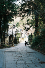 高尾山にて