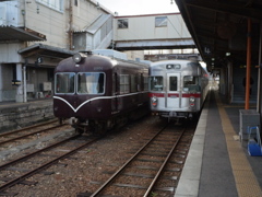 須坂駅にて