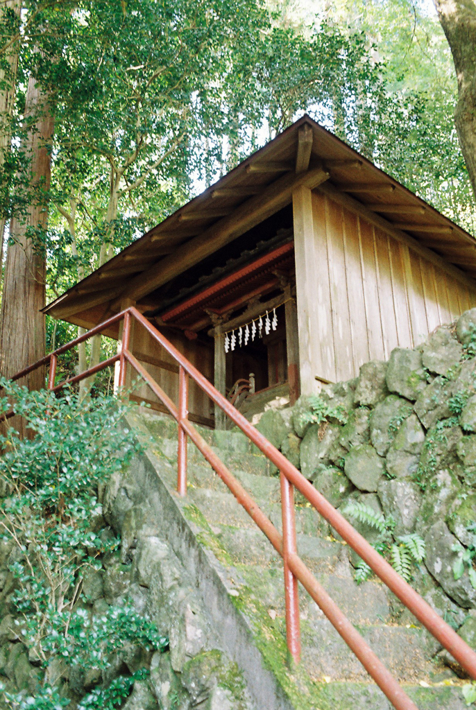 熊野神社にて