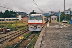 岩峅寺駅にて