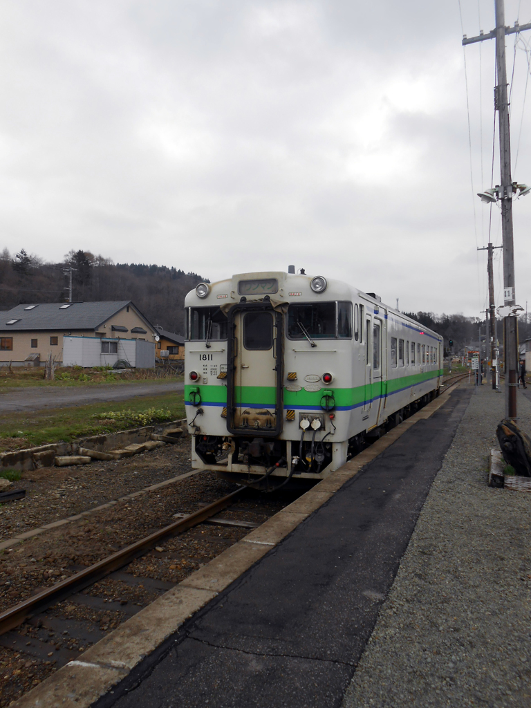 湯ノ岱駅にて