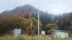 会津蒲生駅と蒲生岳