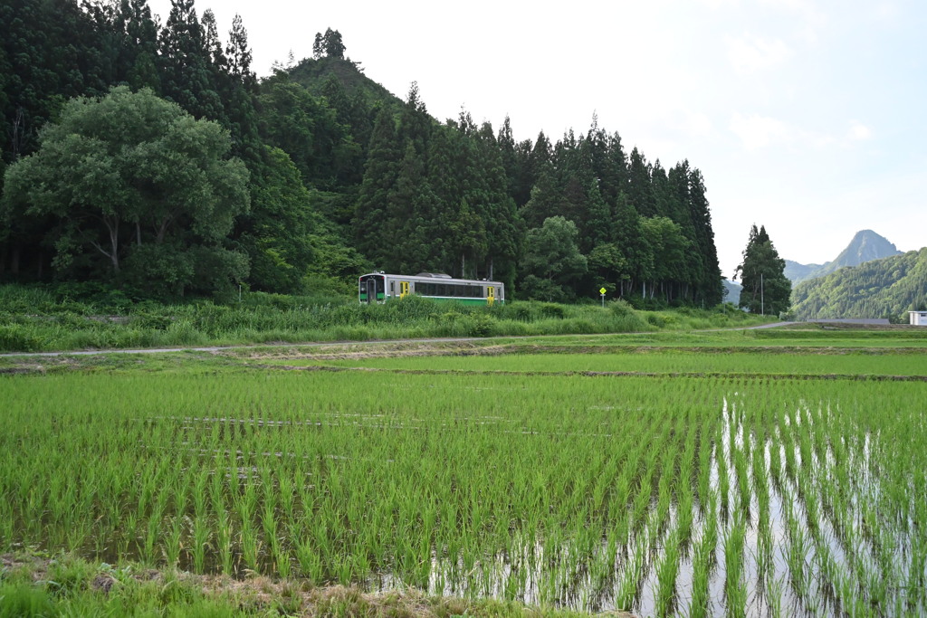蒲生岳と只見線