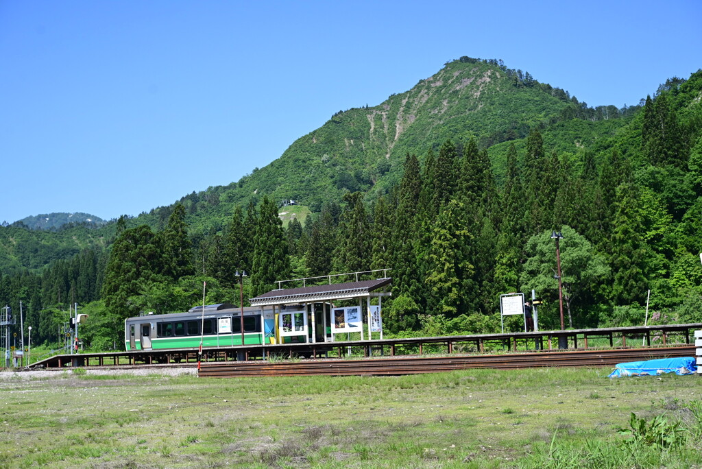 要害山と只見線