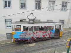 リスボンの馬面電車