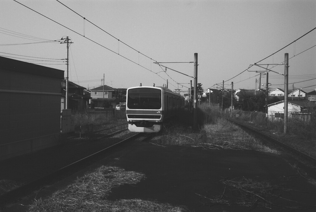 箱根ヶ崎駅にて