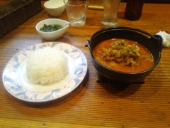 ペルー料理店にて