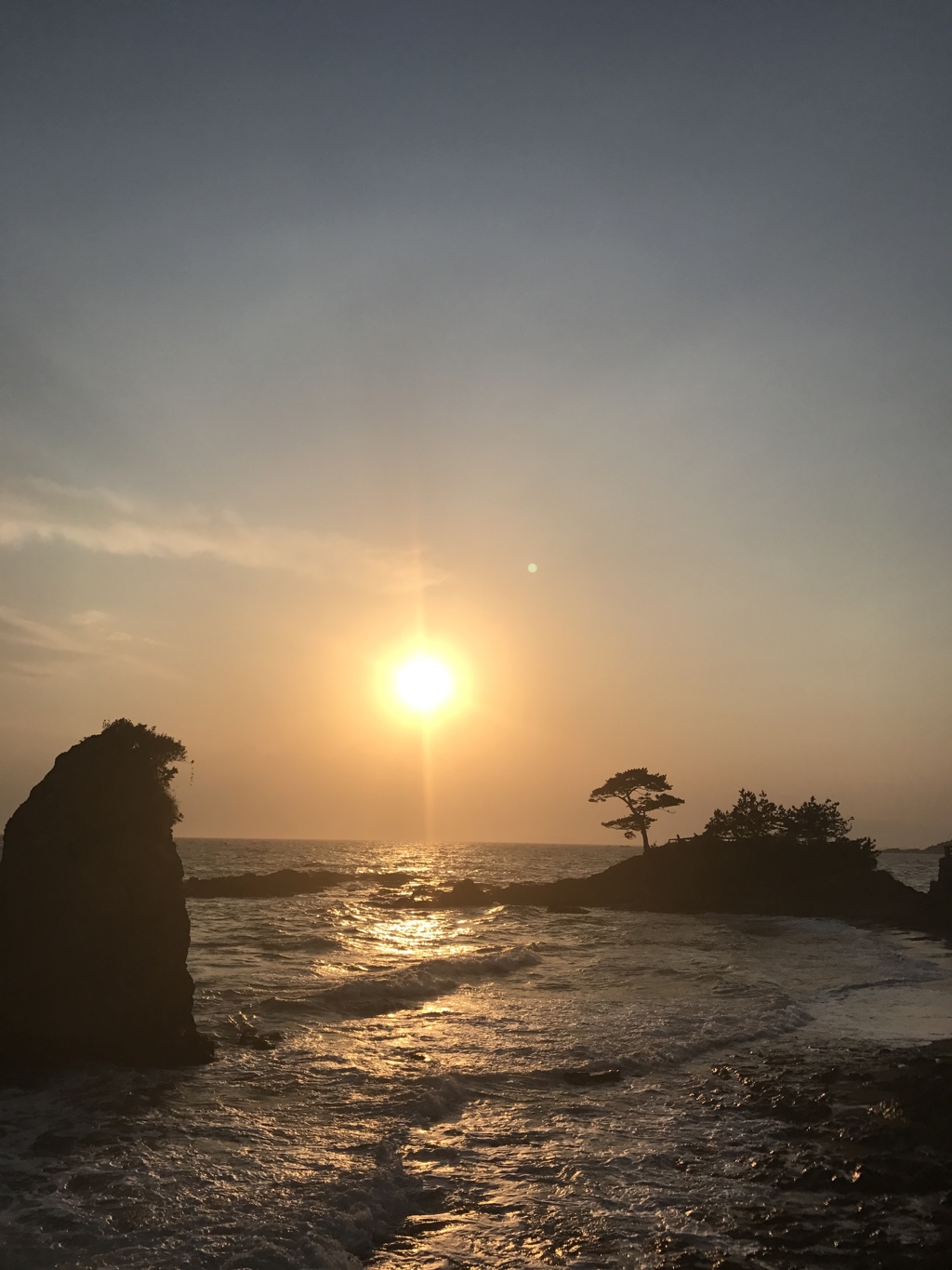 夕日