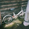 道端の自転車