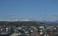 浅間山が見える