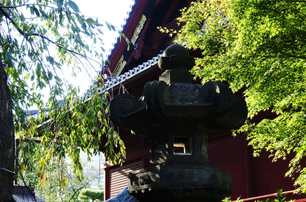 清水観音堂の石灯籠