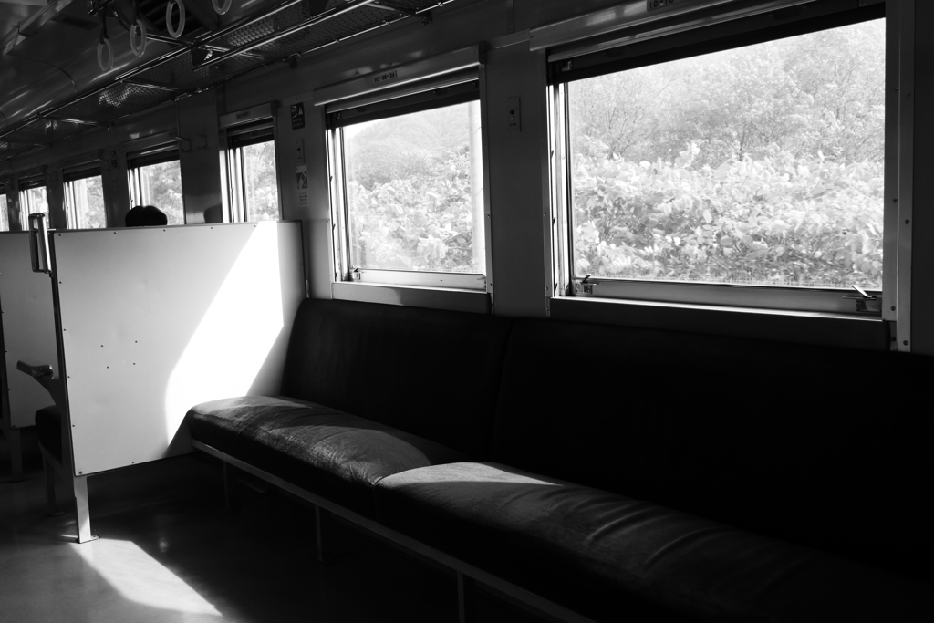 根室本線列車車内