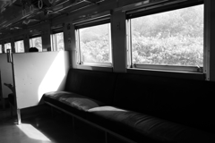 根室本線列車車内