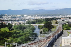 ホテルの窓から