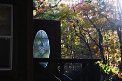 扉があいたカフェ