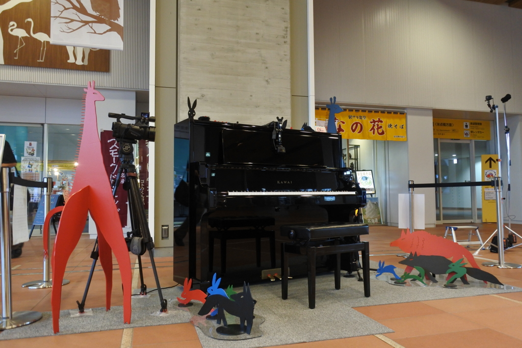 旭川駅構内にあるピアノ
