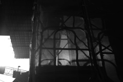 高架下工事中①