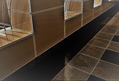 地下鉄の駅　タイル