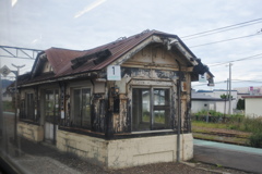 JR近文駅ホーム待合所