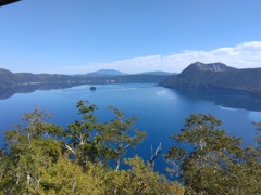 霧の摩周湖