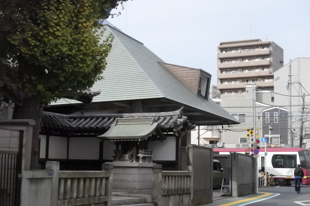 都電とお寺