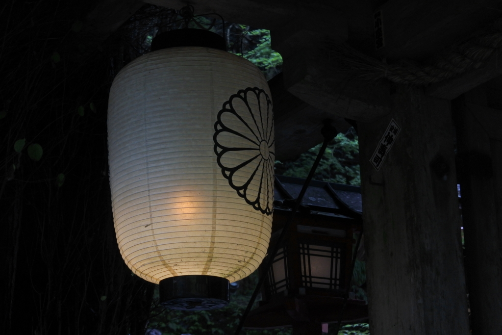 貴船神社　提灯