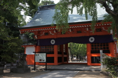 葛飾八幡宮　随神門