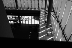 丸ビル　ランチのお店の窓から