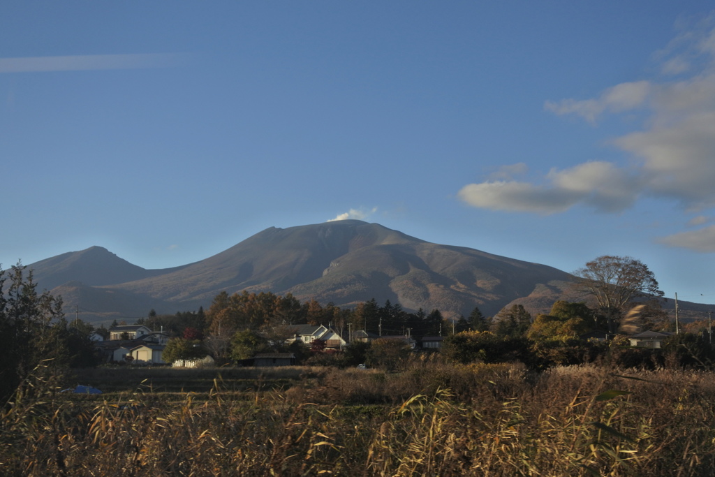 車窓より浅間山