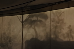 上野公園　水墨画