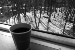 ホテルの窓から